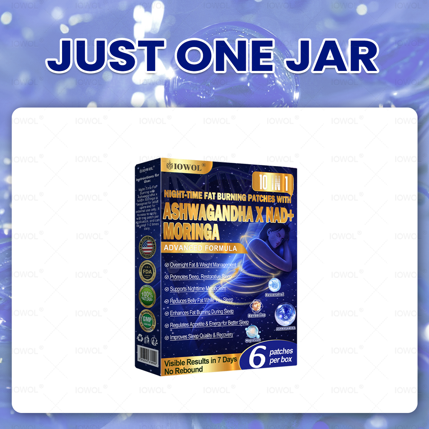 92% OFF IOWOL ® NIGHT-TIME FAT BURNING PATCHES! ZERO PILLS & ZERO WASTE & ZERO STRUGGLE & 100% RESULTS.Lose Weight Without Dieting Or Exercise