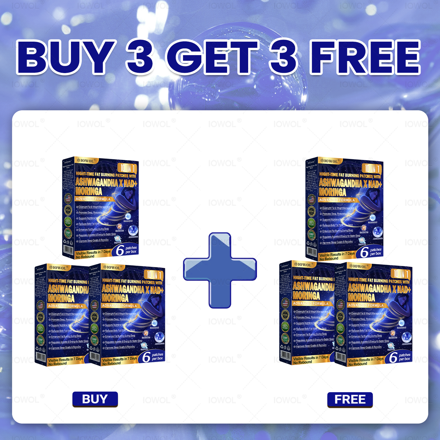 92% OFF IOWOL ® NIGHT-TIME FAT BURNING PATCHES! ZERO PILLS & ZERO WASTE & ZERO STRUGGLE & 100% RESULTS.Lose Weight Without Dieting Or Exercise